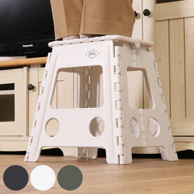 踏み台 折りたたみ フォールディング ステップ スツール 高さ39cm （ 踏台 ステップ台 一段 脚立 折り畳み コンパクト 耐荷重150kg 軽量 持ち運び 頑丈 丈夫 安定 畳める 玄関 キッチン 洗面台 洗車 子ども 大人 シンプル おしゃれ ）【39ショップ】