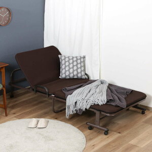 折りたたみベッド シングル リクライニング 折りたたみ ベッド 収納 キャスター ( リクライニングベッド 折り畳み 折りたたみベット 折り畳みベッド シングルベッド 一人暮らし 簡易ベッ