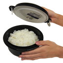 電子レンジ 炊飯器 0.5合 2合 圧力弁でおいしく炊ける電子レンジ用炊飯器 調理器具 炊飯 日本製 （ 電子レンジ専用 二合炊き 一合 レンジ調理器 電子レンジ対応 電子レンジ調理 食洗機対応 ） 【39ショップ】