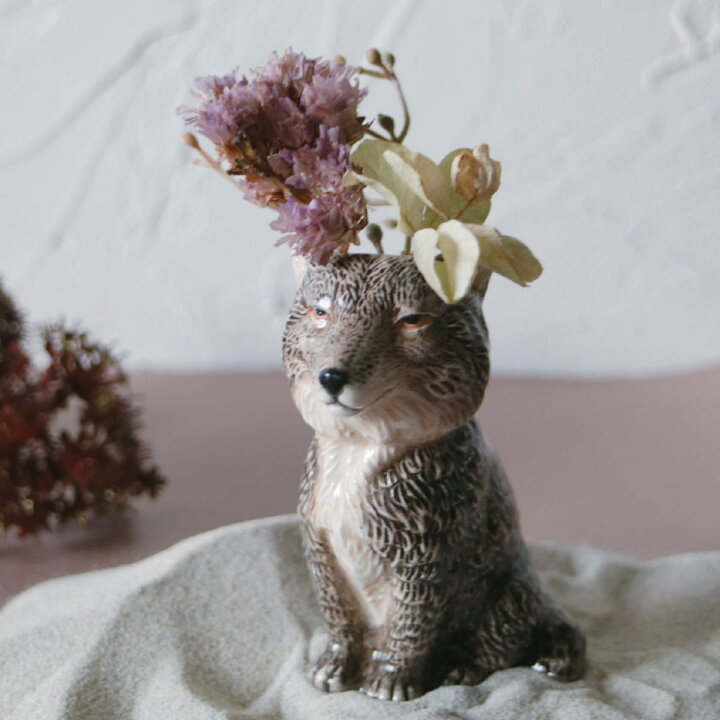 楽天市場】花瓶 一輪挿し フラワーベース 動物 （ 花びん 花器 