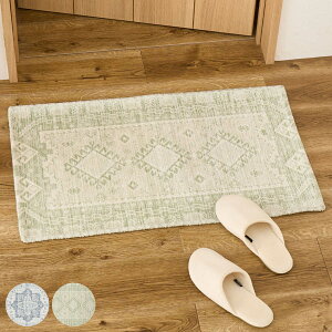 玄関マット 60×90 シェニールマット ジャガード織 室内 ( マット ラグ 敷物 インテリア おしゃれ 薄手 軽量 滑り止め 幅90cm キッチン リビング 寝室 洗面所 ランドリー 室内用マット 玄関 脱