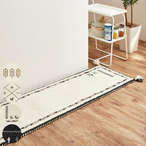 �L�b�`���}�b�g GABBEH �M���b�x 40×240cm �i �L�b�`�� �}�b�g ���g�[�Ή� �M���x ���O �E�[��100�� �r�� 40cm 240cm �䏊�}�b�g �L�b�`���p�}�b�g �L�b�`�����O ���� �ӂ��ӂ� �����` �~�� �n���h��
