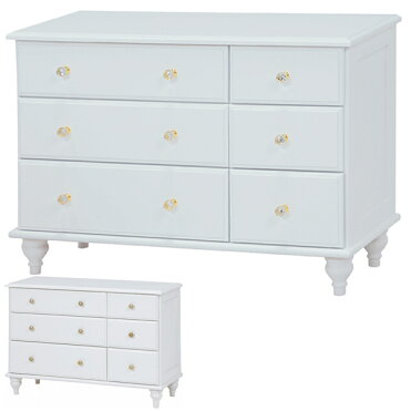 ワイドチェスト 3段 クラシック調 ロマンチック フェミニン 幅88cm クリスタル調引手 ( 送料無料 姫系 白家具 ろくろ脚 チェスト 洋タンス コンパクト クラシカル ロココ調 ラグジュアリー ホワイト かわいい 上品 )【5000円以上送料無料】|ROOM - 欲しい! に出会える。 ワイドチェスト 3段 クラシック調 ロマンチック フェミニン 幅88cm クリスタル調引手 ( 送料無料 姫系 白家具 ろくろ脚 チェスト 洋タンス コンパクト クラシカル ロココ調 ラグジュアリー ホワイト かわいい 上品 )【5000円以上送料無料】|ROOM - 欲しい! に出会える。