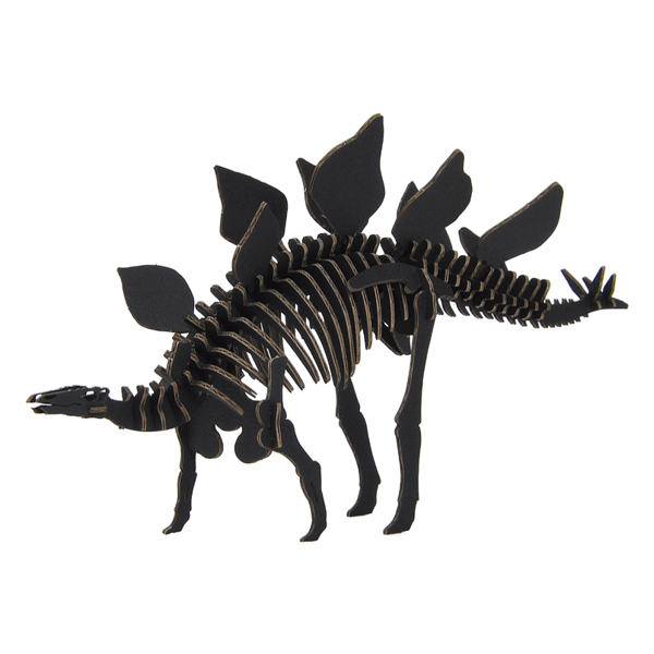 楽天市場】ステゴサウルス パズル 恐竜 紙製 Dinosaurシリーズ 立体