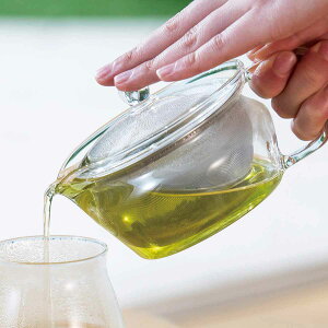 ハリオ 茶茶急須 禅 450ml 耐熱ガラス CHZ-45T ( HARIO 電子レンジ対応 きゅうす ティーポット 茶器 ポット ガラス 茶こし付き 茶漉し お茶 洗いやすい 煎茶 緑茶 ほうじ茶 おしゃれ ) 【39ショッ