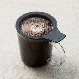 ハリオ ワンカップコーヒーメーカー 170ml 耐熱ガラス OCM-1-B ( HARIO 食洗機対応 コーヒーカップ フィルター付き 1人用 ストレーナー付き 取っ手付き コーヒー 珈琲 1杯分 1人暮らし キッチン用