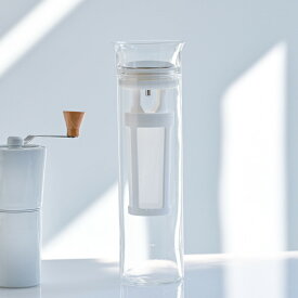 ハリオ ピッチャー 800ml Glass Cold Brewd Coffee Pitcher コールドブリュー専用 耐熱ガラス （ HARIO 食洗機対応 水出し ボトル ポット コーヒーボトル 水出しコーヒー 珈琲 どこからでも注げる 簡単 おしゃれ ） 【39ショップ】