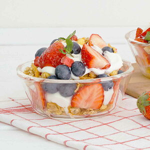 ハリオ スイーツボウル 11cm 耐熱ガラス 4個入り ( HARIO 食洗機対応 電子レンジ対応 オーブン対応 ボウル デザートボウル 耐熱皿 耐熱ガラス製 フルーツ デザート お菓子作り サラダ おしゃれ