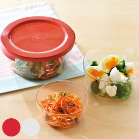 ハリオ 保存容器 耐熱ガラス 丸 3個入り 300ml 600ml 1.2L （ HARIO ガラス 電子レンジ対応 食洗機対応 オーブン対応 日本製 耐熱容器 保存 容器 ガラス容器 食品保存 作り置き 積み重ね 耐熱 入れ子式 収納 ）【39ショップ】