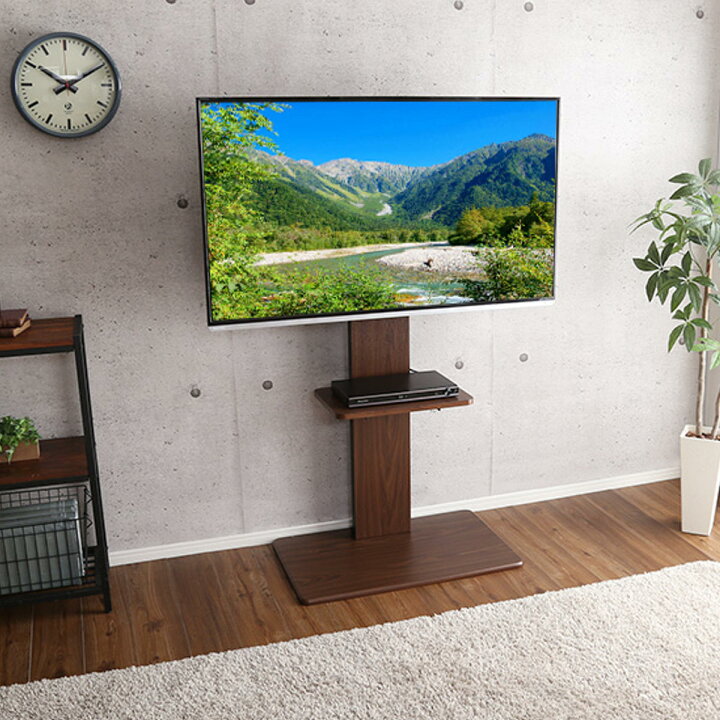 楽天市場】TVスタンド ハイタイプ 棚付 60インチ対応 壁寄せ テレビ台 