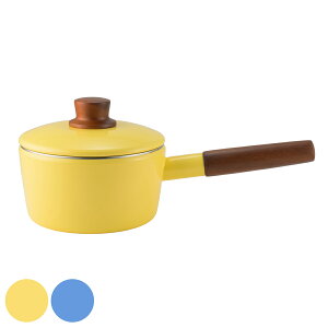 ソースパン 16cm IH対応 ナチュール 片手鍋 富士ホーロー ( Honey Ware ハニーウェア ガス火対応 ホーロー鍋 蓋付き 16センチ ミルクパン ほうろう鍋 琺瑯鍋 小鍋 ミニ ホーロー 鍋 小さい 小ぶり