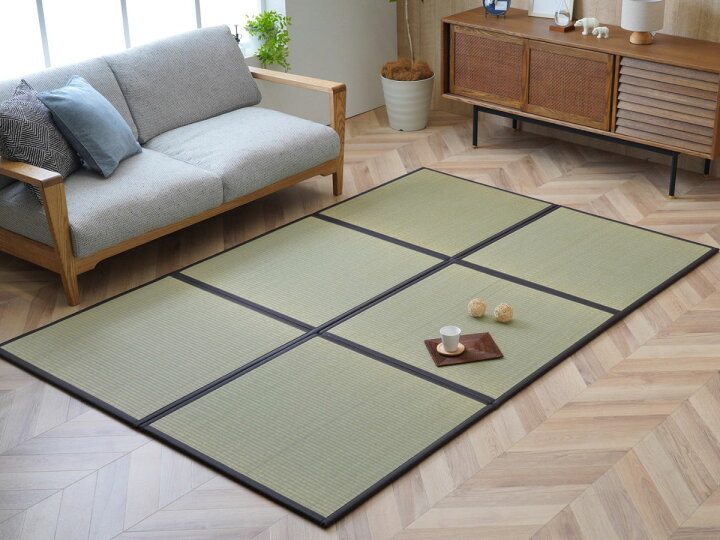 楽天市場】畳 純国産 置き畳 ユニット畳 天竜 82×82×1.7cm 6枚セット 