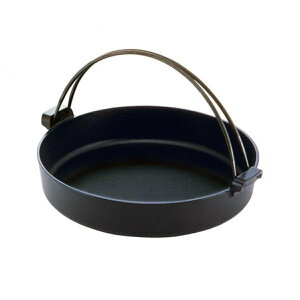 すき焼き鍋 20cm IH対応 鉄製 すき鍋 絆 日本製 南部鉄器 ( 南部池永 ガス火対応 すき焼鍋 南部鉄器鍋 卓上鍋 すきやき鍋 スキヤキ鍋 20センチ 鉄鍋 鉄製鍋 浅型 キッチン用品 調理器具 オール