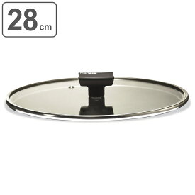 フライパン 蓋 28cm NOVA GLASS LID （ 鍋蓋 鍋 ふた フタ フラット ガラス蓋 ガラス製 耐熱 強化ガラス 28センチ レシーフライパン用 IH対応 ガス火対応 フライパンの蓋 鍋用の蓋 ） 【39ショップ】