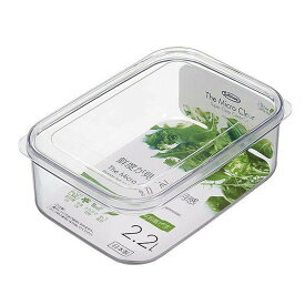 保存容器 マイクロクリア フードケース 2.2L LL プラスチック製 （ プラスチック保存容器 食洗機対応 透明 クリアタイプ キッチン用品 キッチン雑貨 食品 保存 保存ケース ）【39ショップ】