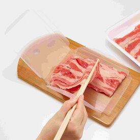 保存容器 まな板にもなる 小分け 冷凍パック 5個セット （ 薄切り肉用 厚切り肉用 冷凍容器 小分けパック 肉 冷凍 トレー 繰り返し使える ラップ不要 日本製 まな板シート 薄切り肉 鶏肉 レンジ解凍OK 洗える 冷凍保存 まとめ買い ）【39ショップ】