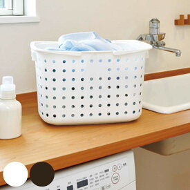 ランドリーバスケット レクエア Mサイズ （ ランドリー バスケット ランドリーボックス ボックス 大容量 キャスター 洗濯 M 洗濯かご 洗濯カゴ 衣類収納 衣類 収納 ランドリー収納 持ち手 ）【39ショップ】