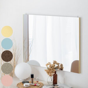 割れない鏡 リフェクスミラー 幅80cm 高さ60cm バリエピクチャー ( 送料無料 鏡 ミラー 壁掛けミラー ウォールミラー 吊り下げ フィルムミラー 軽い 薄い 割れない くっきり 安全 防災 壁掛け