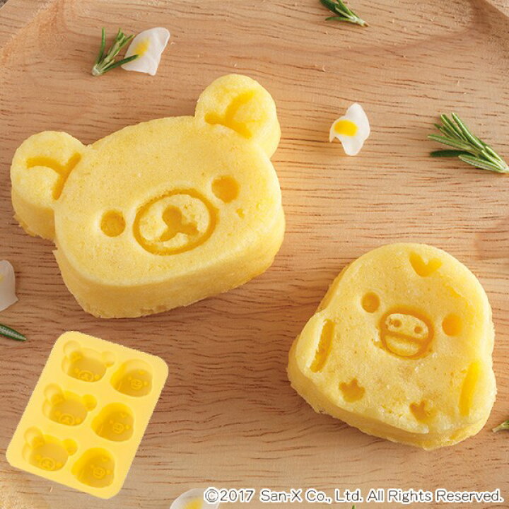 楽天市場 カップケーキ型 シリコン製 リラックマ キャラクター 6個取 マフィン シリコン型 製菓道具 カップケーキ 型 シリコンケーキ型 ケーキ型 ケーキ 39ショップ インテリアパレット