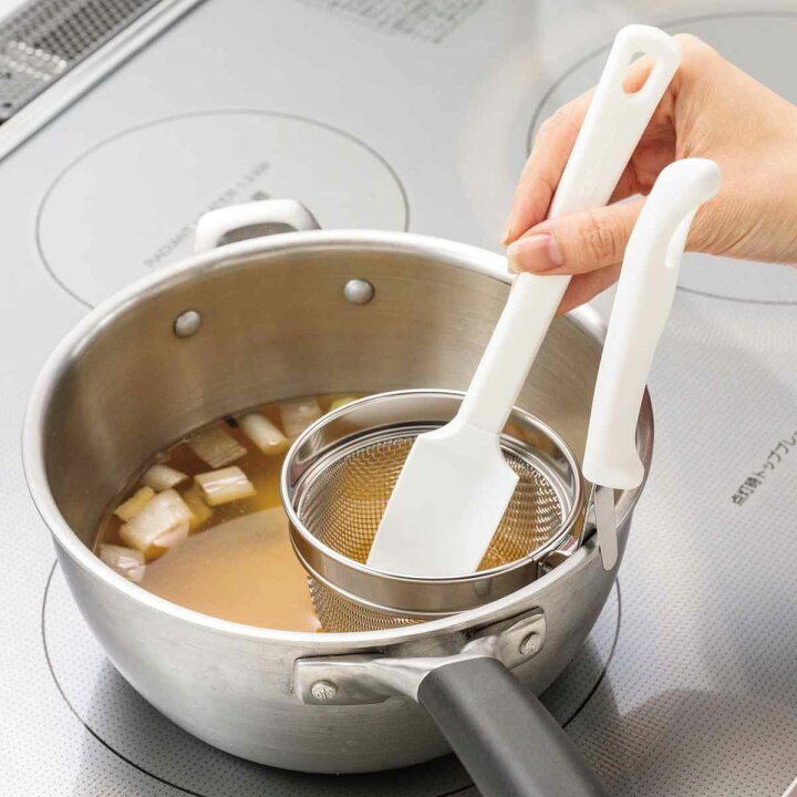 楽天市場】味噌こし シリコンヘラ付き みそこしセット 日本製 貝印 