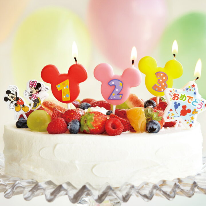 楽天市場 ディズニーキャンドル パーティーキャンドル ミッキーマウス ケーキキャンドル ろうそく ロウソク ミッキー キャラクター おめでとう スター 誕生日ケーキ バースデーケーキ ローソク 蝋燭 39ショップ インテリアパレット