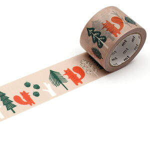 マスキングテープ mt Donna Wilson 森のなかのシリル 30mm×7m ( マステ 幅広 カモ井 カモ井加工紙 貼ってはがせる シール エムティー ラッピング ステッカー 手帳 デコレーション アレンジ おしゃ