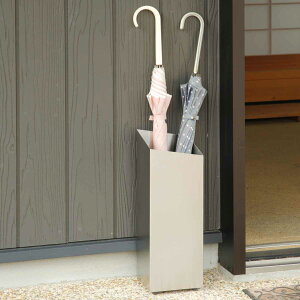 傘立て RHOMBUS ロングタイプ ステンレス ( アンブレラスタンド スリム傘立て 傘スタンド 玄関 傘 収納 玄関収納 ステンレス製 木製 北欧 傘立 スタイリッシュ シルバー 傘収納 シンプル おし