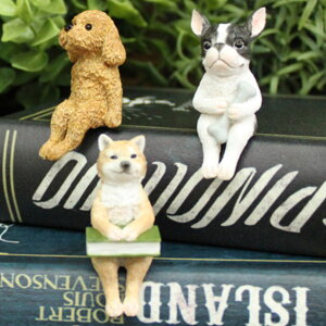 マスコット 犬 置物 インテリア ( オブジェ アニマル イヌ ミニ いぬ ガーデニング ディスプレイ 動物 かわいい 雑貨 小物 オーナメント 玄関 デスク周り ) 【39ショップ】