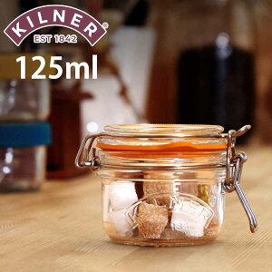 ۑe KILNER ROUND CLIPTOP JAR 125ml i Li[ NbvgbvW[ ۑr KX  H@Ή ۑ r pbLt KXe Hi KXr   e e   g