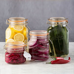 ۑe KILNER Clip Top Square Jar 250ml 500ml 1L 1.5L 3L i Li[ H@Ή Nbvgbv{g  |bg KX    g R[q[ sNX VA XNGA lp 