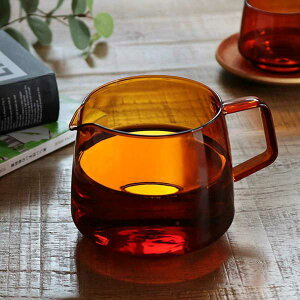 KINTO キントー SEPIA ジャグ 4cups ( 600ml アンバー 耐熱ガラス ポット 食器 ガラス製 食洗機対応 電子レンジ対応 コーヒーサーバー 4杯分 スタッキング サーバー コーヒー ピッチャー 水差し ガ