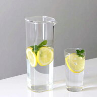 KINTO キントー OVA ウォーターカラフェ 1L クリア 1本 同色2本 （ 冷水筒 ピッチャー プラスチック カラ…