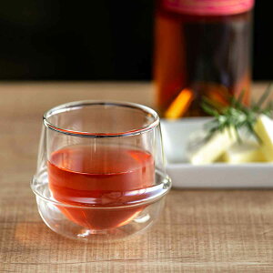 KINTO キントー KRONOS ダブルウォール ワイングラス 250ml ( 二重構造 保温 ガラス 食洗機対応 電子レンジ対応 コップ グラス 保冷 食器 カップ ワイン 洋食器 デザートカップ デザート )【39シ