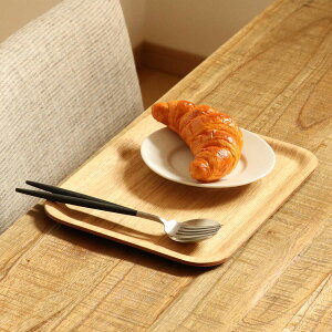 KINTO キントー ノンスリップトレイ 270x200mm ウィロー ( 27X20cm レクタングル 木製 お盆 トレー トレイ 滑りにくい すべり止め加工 ノンスリップ 木 天然木 すべらない キッチントレー カフェト