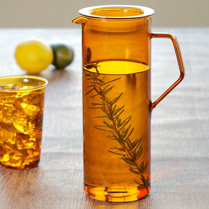 楽天市場】キントー ジャグ 1.2L CAST AMBER 耐熱ガラス （ 送料無料 
