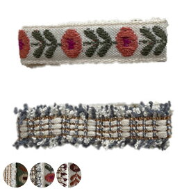 ヘアクリップ ツイードクリップ＆花柄クリップセット ベビー キッズ ギフト （ ヘアアクセサリー クリップ セット 赤ちゃん 子ども かわいい 髪留め 髪飾り 韓国 女の子 プレゼント 出産祝い おしゃれ 発表会 イベント ） 【39ショップ】