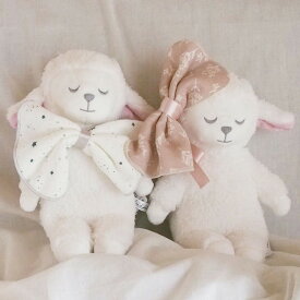 ギフトセット ベビー シープボアぬいぐるみ＆ハンカチセット 出産祝い （ ギフト セット ぬいぐるみ ミニタオル 贈り物 お祝い ベビーギフトセット おしゃれ ひつじ 羊 ハンカチ タオル 赤ちゃん 女の子 男の子 かわいい ）【39ショップ】