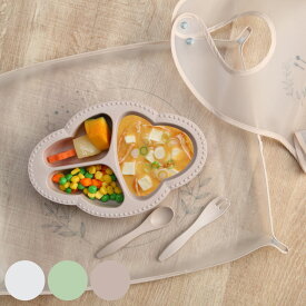 ギフトセット ベビー 食器 3点セット ワンプレート Lien de famille bien mange （ 出産祝い ギフト セット 贈り物 お祝い ベビーギフトセット 日本製 プレート スプーン フォーク プレゼント 赤ちゃん 女の子 男の子 おしゃれ ）【39ショップ】