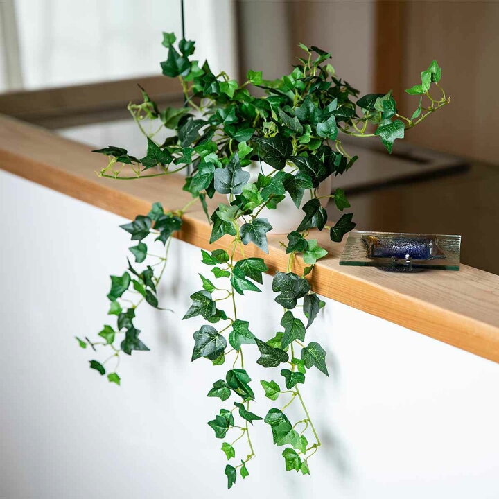 楽天市場 フェイクグリーン アイビー エクリア ハンギング 送料無料 人工観葉植物 インテリアグリーン 観葉植物 おしゃれ 造花 リアル Ct触媒 室内 消臭 抗菌 防汚 吊り下げ インテリア グリーン 人工 植物 水やり不要 39ショップ インテリアパレット