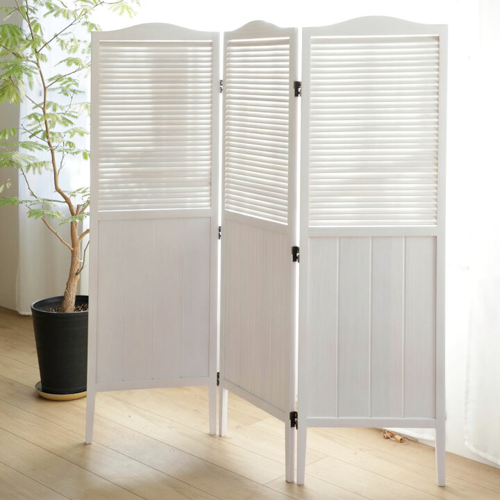 楽天市場】パーテーション 高さ135cm 3連 三つ折り 衝立 ミニヨン 天然  