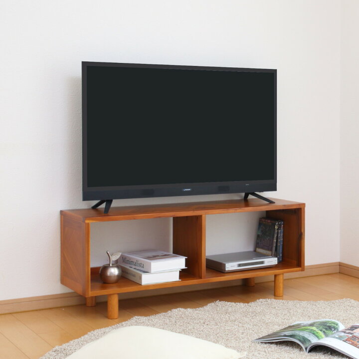 楽天市場】テレビ台 幅100cm ローボード 寄木突板 ヴィンテージ調 HENT 