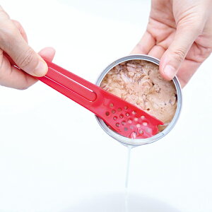 ツナ缶スプーン ツナ缶詰 スプーン ( ツナ缶調理専用 ツナ缶用 油切りスプーン ツナ缶用スプーン ツナ缶 オープナー 穴あきスプーン 缶詰め用 缶詰用 便利グッズ 水切り 油切り ) 【39ショ