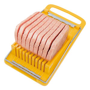 ランチョンミートスライサー ポークミート 豚肉 キッチン便利グッズ 調理用品 ( ミートスライサー スライサー スライス ゆでたまごカッター ゆで卵カッター エッグカッター カット カッタ