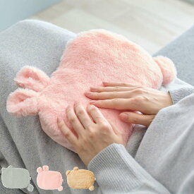 湯たんぽ レンジですぐにホッカホカ ジェル湯たんぽ hocca アニマル （ ゆたんぽ ジェル 電子レンジ お湯不要 再使用可 ぬいぐるみ 猫 くま うさぎ 繰り返し使用 温かい 簡単 持ち運び オフィス 足元 暖房 防寒グッズ 冷え対策 ）【39ショップ】