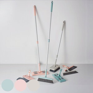 Toffy ジョイント伸縮ポール フローリングワイパー ほうき モップ ワイパー スペア 伸縮 ワンタッチ 付け替え ( ヘッド交換 掃き掃除 拭き掃除 おしゃれ ポールのみ ヘッドのみ フロアワイパ