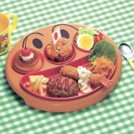 ランチプレート フェイスランチ皿 お子様ランチ アンパンマン 子供用 キャラクター （ お皿 プレート 子…