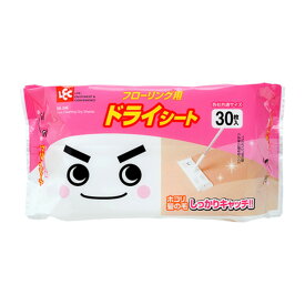 激落ちくん フローリング用ドライシート 30枚入×2個セット （ ドライシート フローリング用 2個入 床拭き ホコリ取り フロアワイパー 取り付け可能 レック 激落ち 床掃除 掃除用品 掃除グッズ おそうじシート ） 【39ショップ】