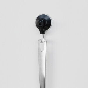 フック レバー式吸盤ツールフック 小 2個入 BK 耐荷重2kg ( 吸盤 強力 吸着 収納 壁掛け 引っ掛け 吊り下げ キッチンフック 小物掛け ガラス 冷蔵庫 洗濯機 キッチン 小物収納 収納フック 玄関