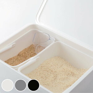 米びつ 収納ケース 3kg 5kg 10kg Pantry Stock Case フタ付きケース インナーセット 計量カップ ( ライクイット 日本製 米櫃 ライスストッカー 抗菌 ライスボックス 保存容器 お米収納 米 分けて入れ