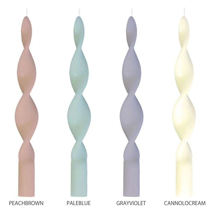 楽天市場】テーパーキャンドル NOELE 2本入り （ スパイラルキャンドル  